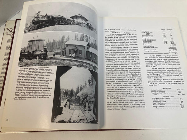 Union Pacific Northwest by Jeff Asaay – OWR&N Railroad History Hardcover Book