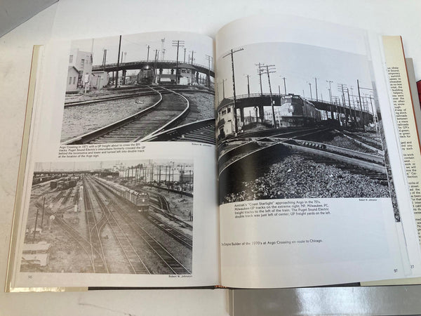 lot of 3 Northwest Railroad Photo Books – Warren Wing & Robert W. Johnston – HC Illustrated