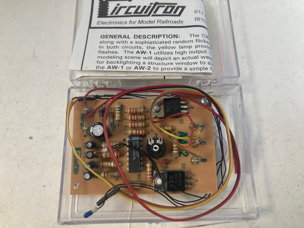Circuitron AW-2 Arc Welder Circuit - For indirect structure illumination for model railroads (800-5842)