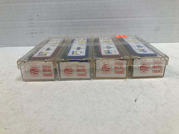 Kadee Micro-Trains Bicentennial 50’ Boxcar 4-Pack – SC 38110, RI 38030, CT 38020, ML 38060 – N Scale LNIB