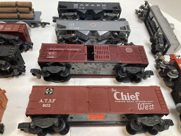 American Flyer Vintage S Freight Cars Lot of 10: (625, 42597, 916, 804, 802, 940, 632, 929, 803, 625, 630)