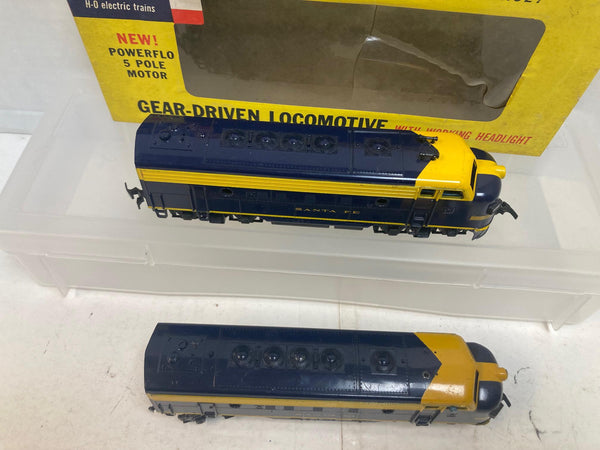 Revell HO 2 Santa Fe F7's Blue "Both Run Good" w/ box