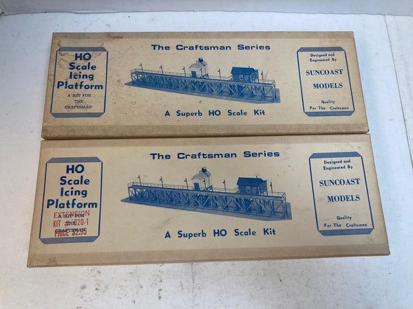 Suncoast Models HO Icing Platform Kit #3020 + Extension Kit #3020-1