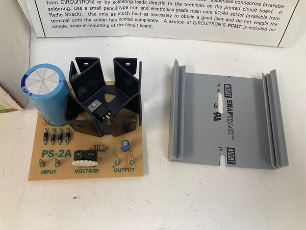 Circuitron PS‑2A Filtered & Regulated AC/DC Converter (800‑5305 / 5305):