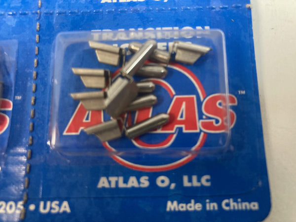 Atlas 6095 O Gauge Transition Rail Joiners – Connect Track Heights – NEW - 6Pcs/Pkg