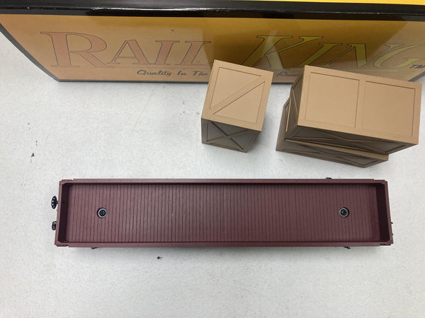 MTH Rail King Pennsylvania Gondola w/Crates O scale (30-7209)