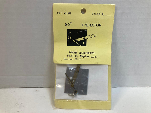 TOMAR INDUSTRIES Kit #848, 90 DEGREE OPERATOR, HO Scale, Factory Sealed *NEW*