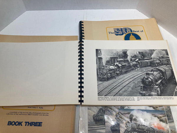 The 50 Best of B&O Baltimore and Ohio Books 1, 2, 3, & 5 by Bob Lorenz (Book)