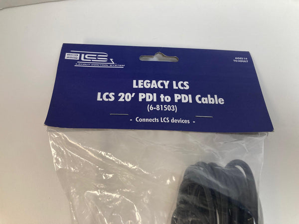 Lionel 6-81503 LCS 20' PDI to PDI Cable *Brand New Sealed*