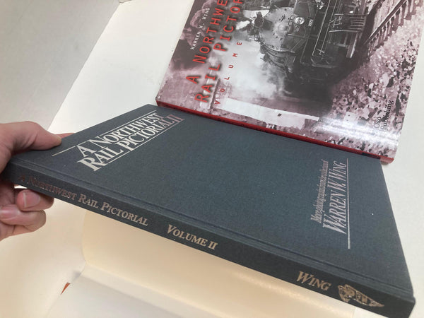 lot of 3 Northwest Railroad Photo Books – Warren Wing & Robert W. Johnston – HC Illustrated