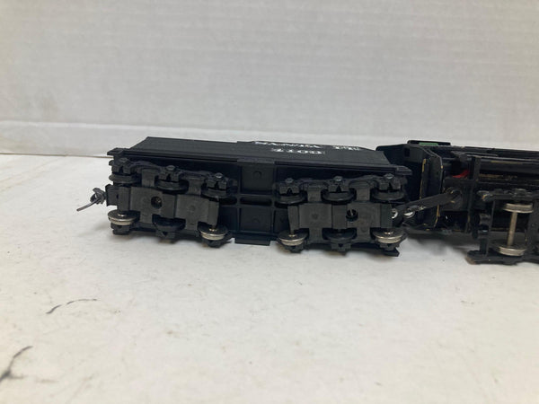 PFM ATSF HO Scale Brass Hybrid Steam Engine "Brass Engine, Plastic Tender"