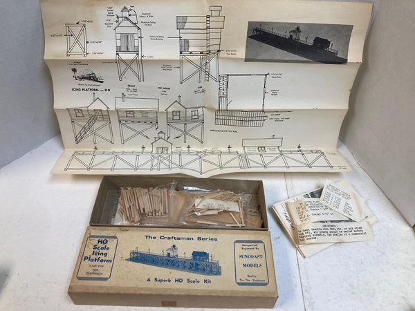 Suncoast Models HO Icing Platform Kit #3020 + Extension Kit #3020-1