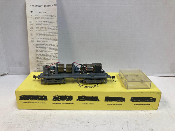 HobbyTown SW1500 Yard Switcher Diesel Locomotive Kit – Power Chassis w/ Flywheel 45408F-2 – Tested & Runs Great