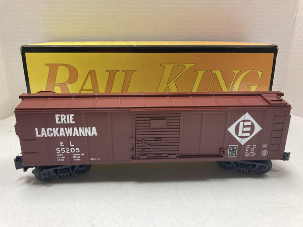 MTH Rail King Erie Lackawanna Boxcar O scale (30-7428)