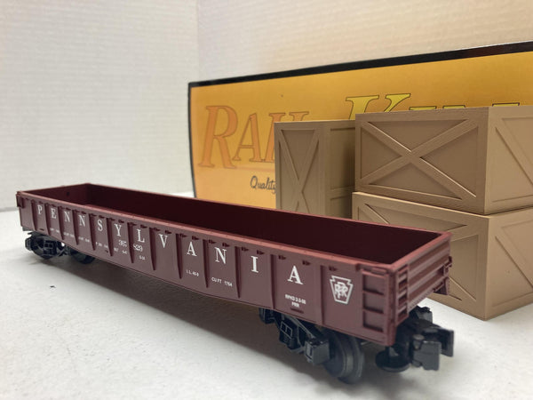 MTH Rail King Pennsylvania Gondola w/Crates O scale (30-7209)