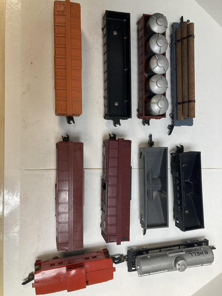 American Flyer Vintage S Freight Cars Lot of 10: (625, 42597, 916, 804, 802, 940, 632, 929, 803, 625, 630)