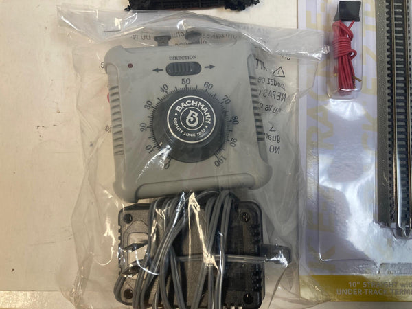 Complete N Scale Train Set – Engine, 6 Cars, Caboose, Track & Power – Ready to Run