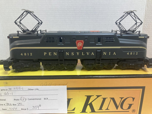MTH Pennsylvania GG-1 Electric Engine O Gauge w/ Proto 2 #4812 (30-2515-1)