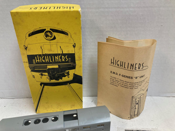 Highliners HO F-Series B Unit #1002 Without Screens – Complete Unassembled Kit – Great Condition