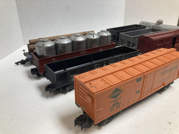 American Flyer Vintage S Freight Cars Lot of 10: (625, 42597, 916, 804, 802, 940, 632, 929, 803, 625, 630)