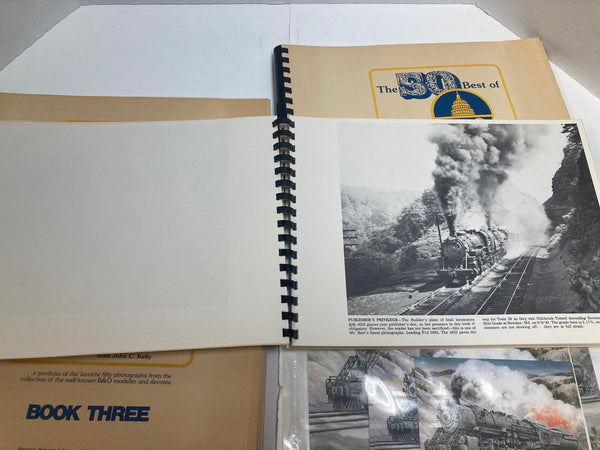 The 50 Best of B&O Baltimore and Ohio Books 1, 2, 3, & 5 by Bob Lorenz (Book)