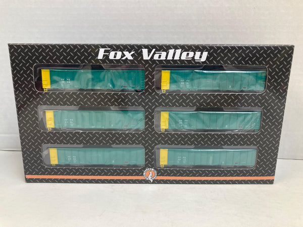 Fox Valley Models N Scale PS Coal Gondola 6 Pack FPPX Fayette Power (FVM83509 or FVM83510)