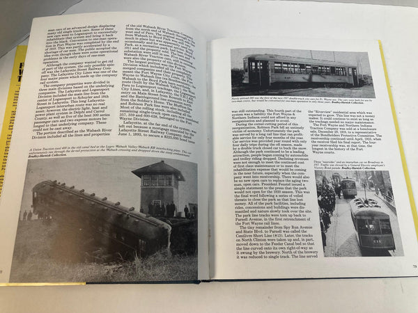 Fort Wayne & Wabash Valley Trolleys – George K. Bradley – CERA Bulletin 122 Hardcover w/ Dust Jacket