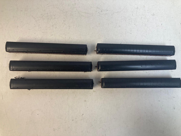 Rivarossi/Arnold N-Scale Heavyweight Pennsylvania 6 Car Passenger Set w/Miro-train couplers & Trucks Complete Set