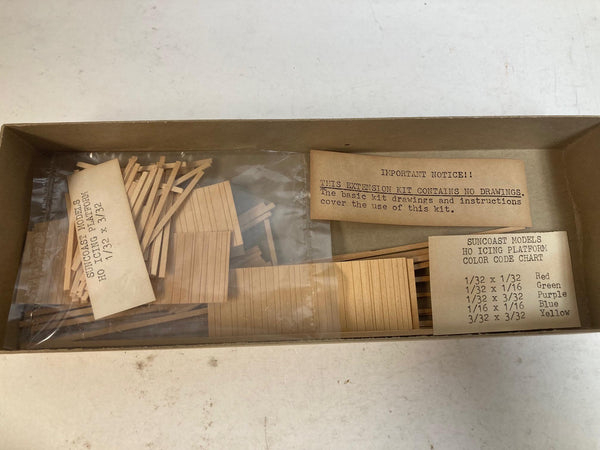 Suncoast Models HO Icing Platform Kit #3020 + Extension Kit #3020-1