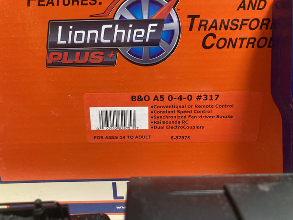 Lionel B&O A5 0-4-0 #317 (6-82975)