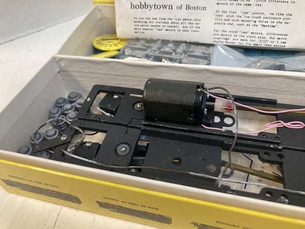 Hobby Town E7AA Diesel Locomotive Drive Kit Set – 2 A Units (Powered + Drive Shaft) w/ Cary Die-Cast Shells – Tested & Works