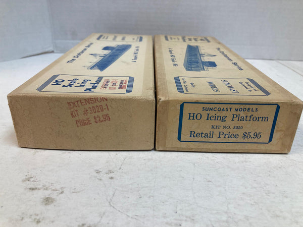 Suncoast Models HO Icing Platform Kit #3020 + Extension Kit #3020-1