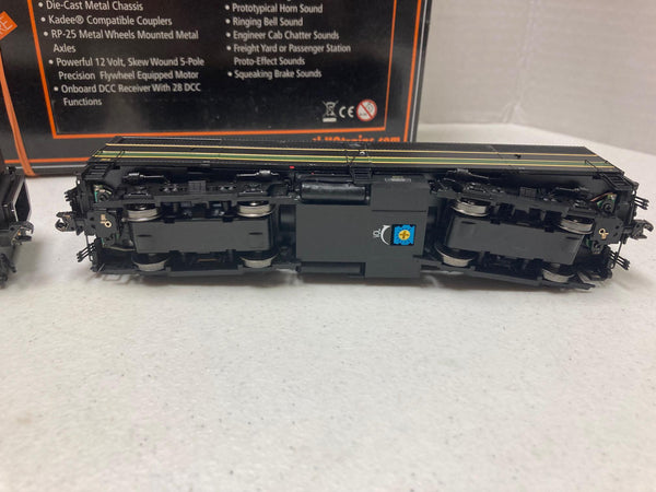 MTH Reading Diesel Engine HO Set, ALCO FA-1 A-Unit, FB-1 B-Unit (#80-2095-1L, #80-2095-1T)