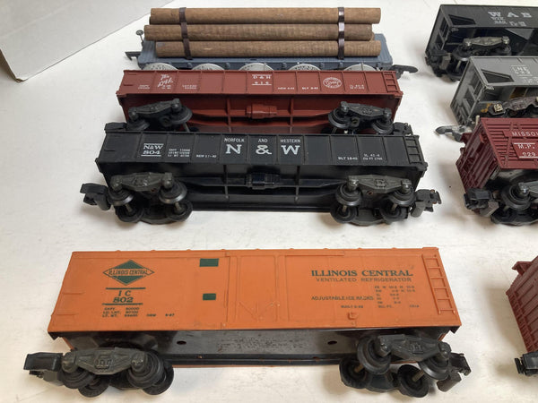 American Flyer Vintage S Freight Cars Lot of 10: (625, 42597, 916, 804, 802, 940, 632, 929, 803, 625, 630)