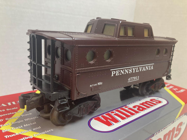 Williams Pennsylvania N5C Caboose PRR #477911, Stock #CAB117, O Scale