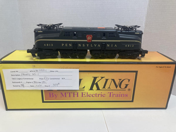 MTH Pennsylvania GG-1 Electric Engine O Gauge w/ Proto 2 #4812 (30-2515-1)