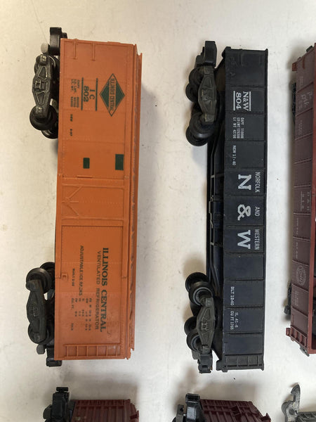 American Flyer Vintage S Freight Cars Lot of 10: (625, 42597, 916, 804, 802, 940, 632, 929, 803, 625, 630)
