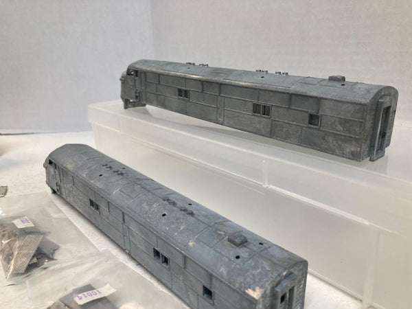 Hobby Town E7AA Diesel Locomotive Drive Kit Set – 2 A Units (Powered + Drive Shaft) w/ Cary Die-Cast Shells – Tested & Works