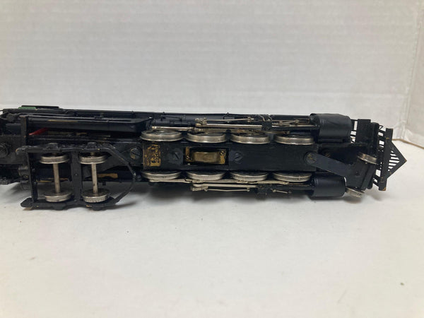 PFM ATSF HO Scale Brass Hybrid Steam Engine "Brass Engine, Plastic Tender"