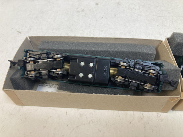 Athearn HO Northern Pacific F7 A-B-A Diesel Loco Set & 6 Streamliner Cars W/ Box