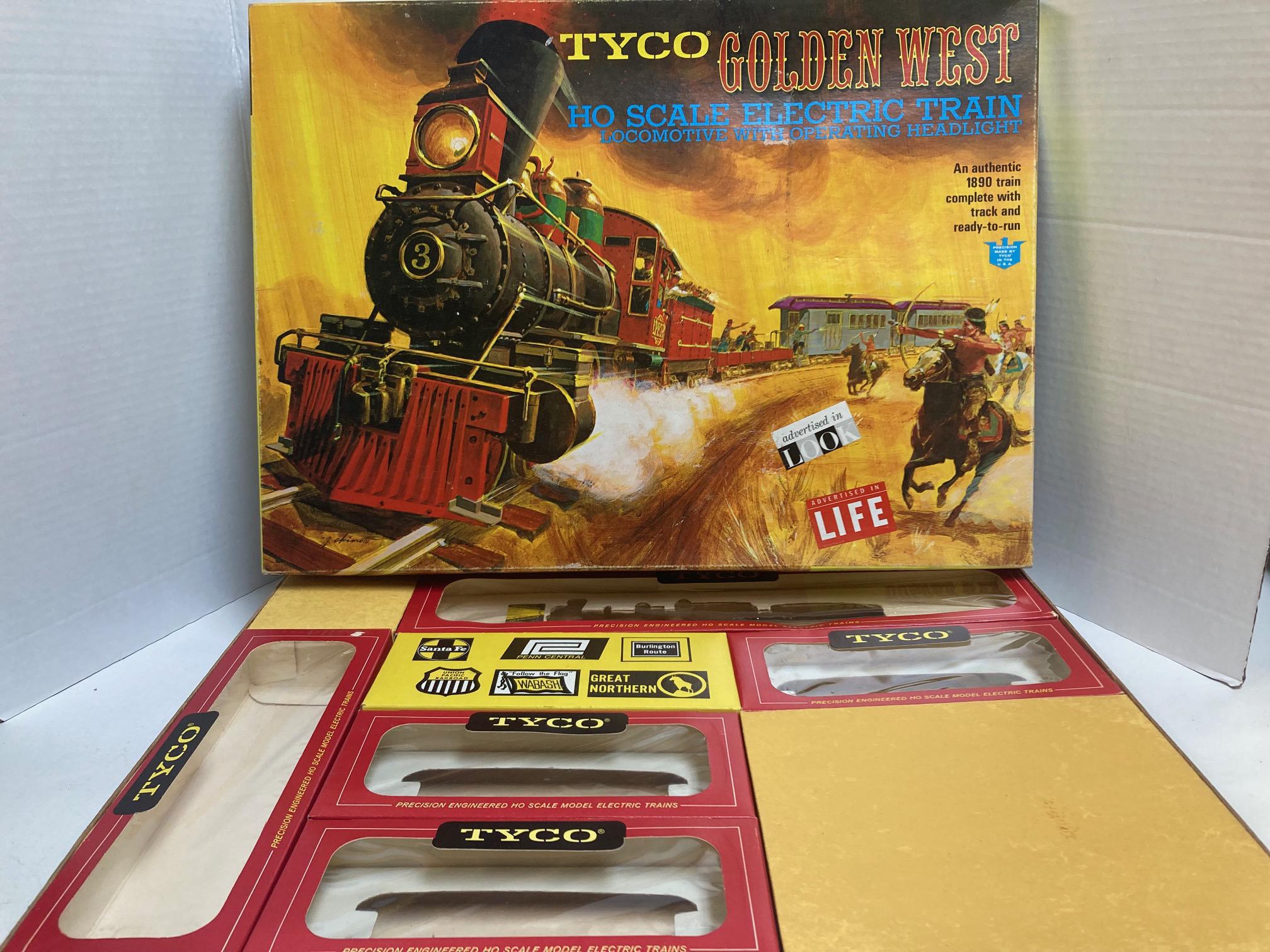 Tyco Vintage 1960s Golden West HO (BOX'S ONLY)