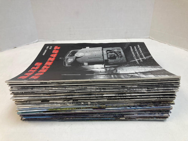 Rails Northeast Magazine Lot of 37 Issues – 1980–1983 – Railfan / Railroad History Magazines (2 Complete Years)