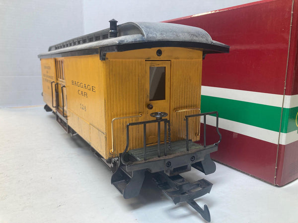 LGB 3084 D&RGW Denver & Rio Grande Western Boxcar – G‑Scale, Pre-Owned Very Good, Weathered