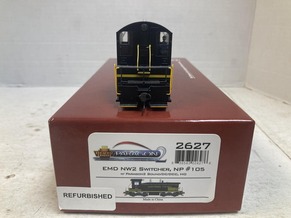 BLI 2627 HO Northern Pacific EMD NW2 Switcher #105 Paragon2 Sound DC DCC Boxed