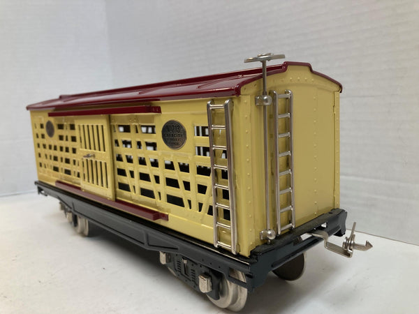 MTH Tinplate Traditions No. 213 Cattle Car – Pre-Owned Excellent Condition – No Box