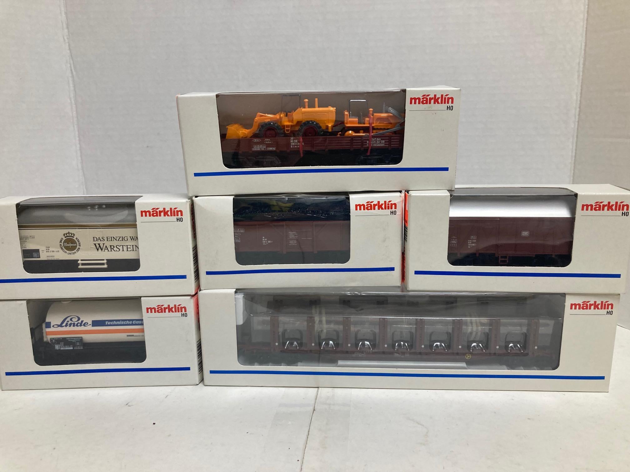 Marklin HO Rolling Stock 6 Pack: 4410, 4417, 4431, 4474, 44510, 47711