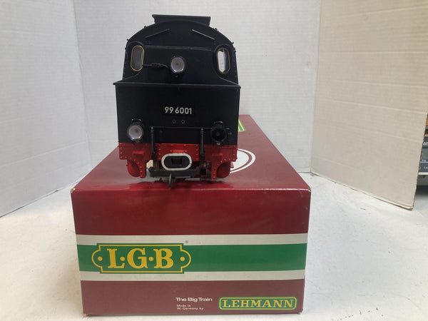 LGB 2080 D G Gauge Deutsche Reichsbahn 2-6-2 Tank Steam Locomotive 99 6001 w/ Box