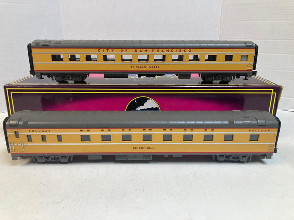 MTH Premier 20-6566 & 20-6666 Union Pacific City of San Francisco 7-Car Set - O Scale