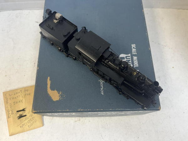 HO Brass PFM United Pacific Coast 3-Truck Shay Factory Painted - Excellent w/ Box