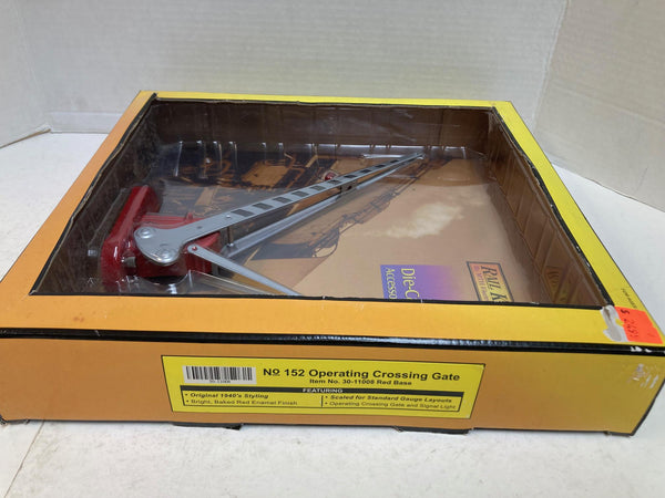 MTH Rail king Operating Crossing Gate, Std. Gauge, No.152  (30-11008)